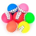 thumbnail image 2 of Bola de dientes de juguete para perros, 2 uds., juguete para mascotas resistente a los dientes, juguete esférico, barra de dientes, Color aleatorio inteligente oso de fresa Electrónica, 2 of 4