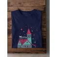 thumbnail image 3 of Storybook Style Xmas Cabin T-Shirt Men -Image by Shutterstock, Male 5X-Large, 3 of 4