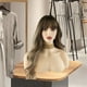 thumbnail image 3 of Cabeza de maniquí femenina realista, soporte para pelucas, busto de cabeza de maniquí de PVC para pelucas, collares, secado de estilismo, salón de cas, 3 of 8