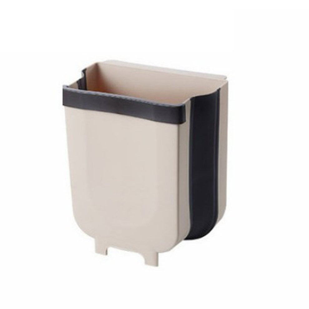 Kitchen Garbage Bin Folding Waste Bins Foldable Car Trash Can Wall