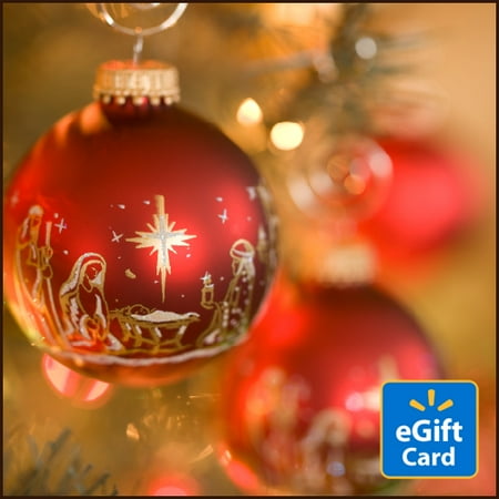 Red Nativity Walmart eGift Card