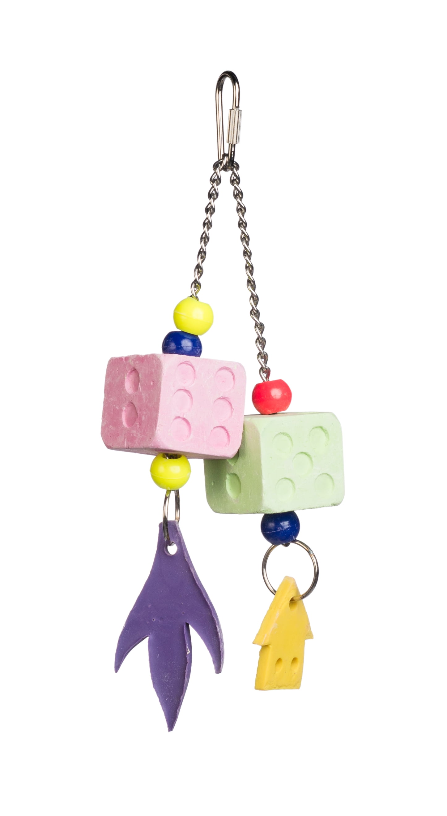 Prevue Pet Products Mineral Blocks with Accents Bird Toy
