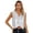 Silver, variant on Womens Sequin Vest Shiny Dance Vest Slim Fit V-Neck Party Sleeveless Jacket Waistcoat Silver 170