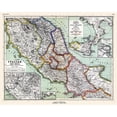 thumbnail image 3 of Kiepert 14x12 Black Modern Framed Museum Art Print Titled - Central Italy - Kiepert 1903, 3 of 5