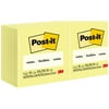 Post-it® Notes, 3 in. x 3 in., Canary Yellow, 12 Pads/Pack