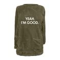 thumbnail image 3 of ZVAVZ Clearance Sale Clothing Plus Size Fuzzy Fleece Tops for Women Cute Graphic Print Sweater Long Sleeve Thermal Pajamas Tops Thicken Warm Crewneck Sherpa Pullovers, 3 of 3