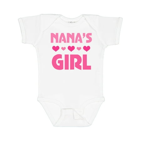 

Inktastic Nana s Girl Grandchild Gift Baby Girl Bodysuit