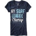 thumbnail image 1 of Aeropostale - Camiseta gráfica para mujer, color azul, pequeña Aeropostale  Camiseta gráfica, 1 of 1