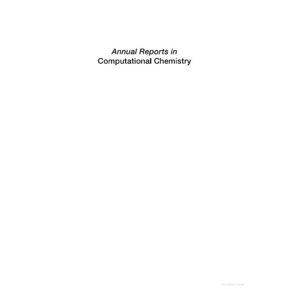 Annual Reports in Computational Chemistr Annual Reports in Computational Chemistry: Volume 1, Book 1, (Hardcover)
