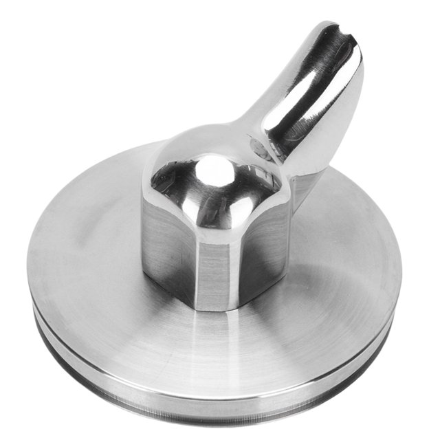 54mm Coffee Machine Portafilter Spout Coffee Machine Accessory 304 Stainless Steel Coffee Portafilter Spout Bottomless Spouted with O Rings for Even Water Distribution