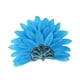 thumbnail image 5 of Sombrero de jefe indio, tocado de plumas, diadema para disfraz de adulto para fiesta y espectáculo. Azul, 5 of 9