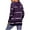 Purple, variant on Aayomet Zip Up Hoodie Sweatshirts Long Zip Hoodie Full Womens Sleeve Coat Striped Lightweight Crewneck Sweatshirts Army Green,S-5XL
