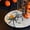 Black, variant on Fanshiluo Halloween Spider Shaped Bowl Candy Basket Snack Tray Kids Halloween Party Table Decorations