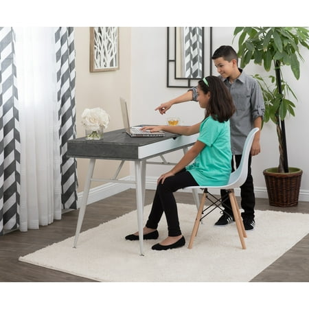 Calico Designs - ALCOVE SPLIT DRAWER DESK - White