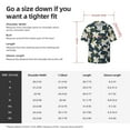 thumbnail image 5 of Pofeuu Lilies Flowers Print Mens Casual Short Sleeve Shirts Beach Summer Spread Collar Pocket Tops Men's Casual Short-sleeved Shirt-Medium, 5 of 5