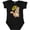 AB-Black, variant on Cute Chipmunk with Sunflower Boys or Girls Baby Bodysuit