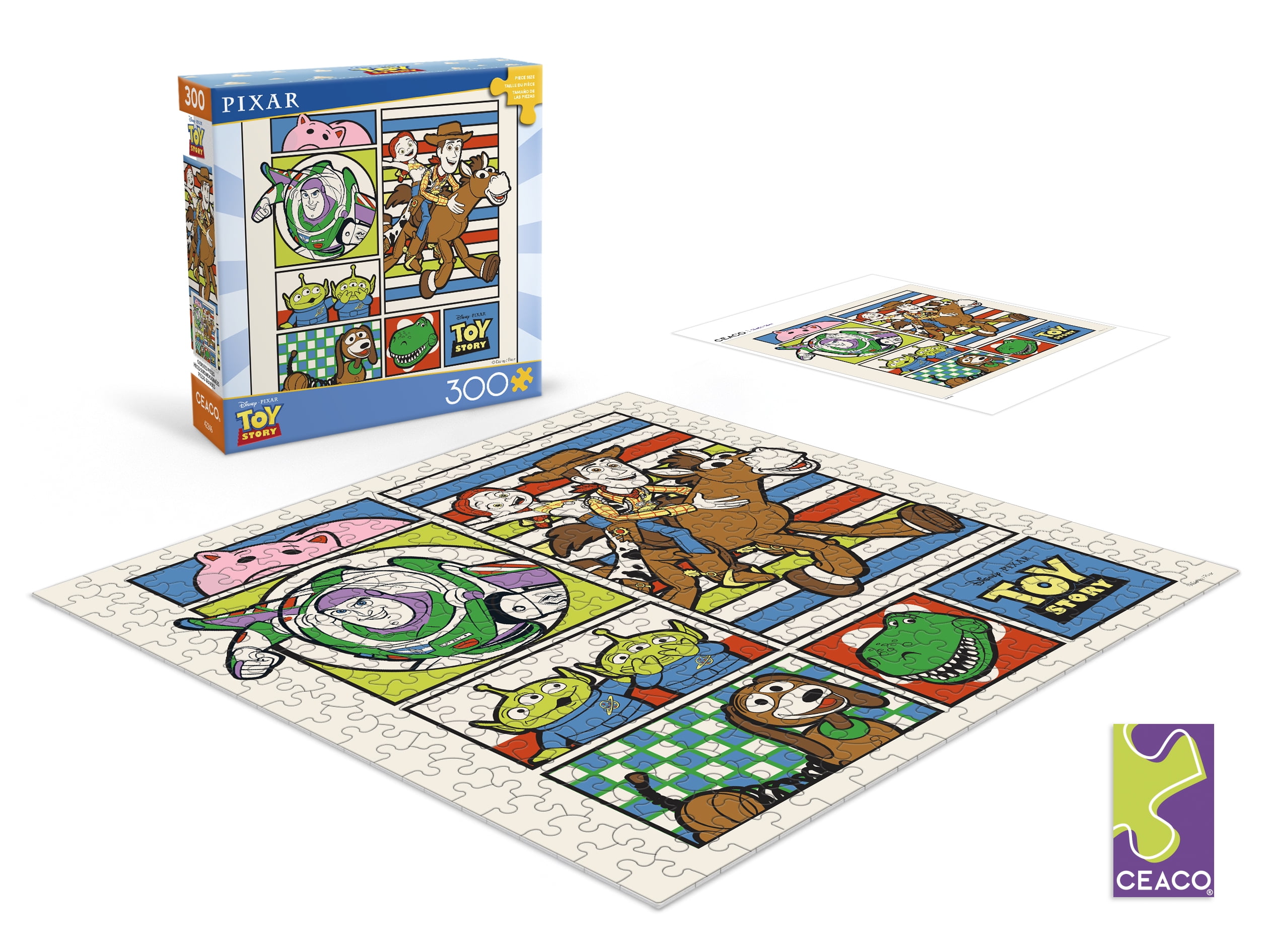 Ceaco 300 Piece Cozy Toy Story Comic Jigsaw Puzzle with Bonus