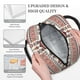 thumbnail image 3 of Balery Fashion Tatreez1 Bolsa de Almuerzo para Mujeres, Caja de Almuerzo, Bolsa de Almuerzo Pequeña Impermeable, Tote de Almuerzo Reutilizable con Gran Capacidad, 3 of 6