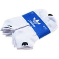 thumbnail image 2 of adidas Unisex Low Cut Originals Socks 6 Pack, White (Shoe Size 6-12), 2 of 2