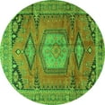 thumbnail image 1 of Ahgly Company Indoor Round Persian Green Traditional Area Rugs, 5' Round, 1 of 1