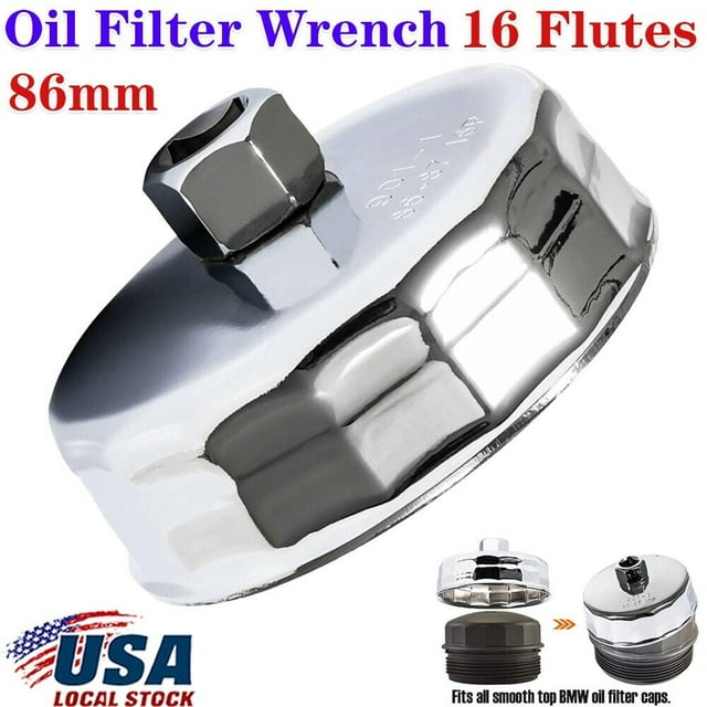 Steel Oil Filter Wrench 86 mm Remover Tool For 20062020 BMW & Volvo