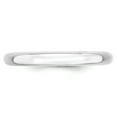 thumbnail image 3 of 14k White Gold 3mm Comfort-Fit Band - Size 5, 3 of 3