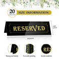 Fun Restyraunt Signs 20 Reserved Table Tent Signs, Reservation Signs for Wedding Restaurant ...