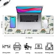 thumbnail image 5 of Long Mouse Pads for Desk,LightColor Cartoon Dinosaurs Leaves Desk Mats on Top Of Desks, Desk Mouse Pad Extra Large with 3mm Non-Slip Base and Stitched Edge for Gaming,Work,Home 31.5"x11.8", 5 of 5