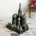 thumbnail image 6 of Nordic Interior Ornaments Metal Kremlin Statue Castle Sculpture Figurines Modern Accessory for Home Bedroom Party, 6 of 8