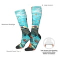 thumbnail image 4 of KLL Underwater Swimming Guinea Pig Print Cool Socks Men's Women's Crew Socks Funny Crazy Novelty Stockings, 4 of 6
