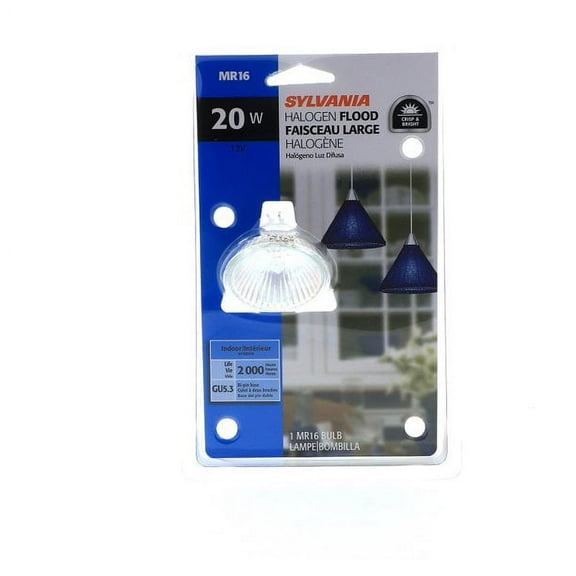 Sylvania Halogen MR16 Flood 20W-12V