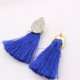 thumbnail image 4 of 1 par de pendientes vintage en estilo boho con accesorio de pin de para fiesta en Zulema  Pendientes boho tassle, 4 of 7