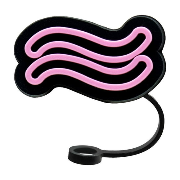 YoaNJYGR Collecteur 14mm Petites Perles Épaisses Verre Haut Embouts de Paille en Silicone Mignons Embouts de Paille Réutilisables en Silicone Couvercles de Bouchons de Paille Étanches pour Extérieur