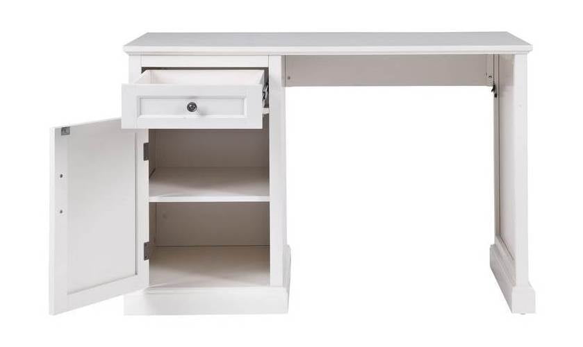 46 in. Storage Desk in White