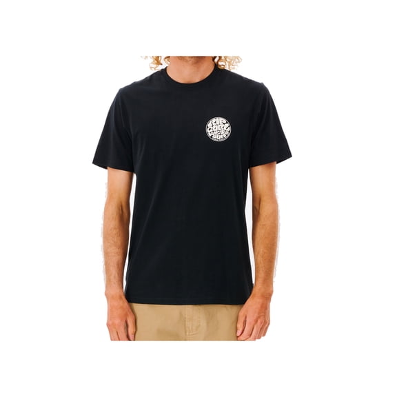 Rip Curl Wetsuit Icon Short Sleeve T-Shirt Black men in size Medium