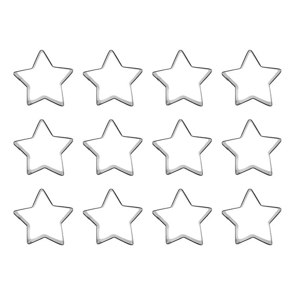 Star Dozen Cookie Cutters 3.5 inches/each O1027-W12 - The Cookie Cutter Shop - Tin Plate Steel