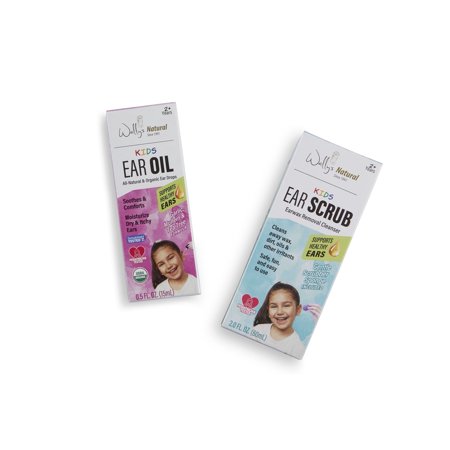 Wally's Natural Kid's Ear Care Bundle, 2 Pack