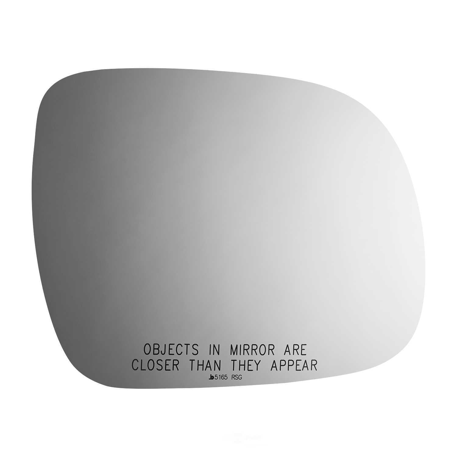 Burco Side View Mirror Replacement Glass with Motor Mount Plate - Clear Glass - 5165RSG