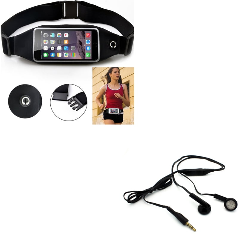 Buy Belt Band Running Waist Bag w Headphones Wired Earphones B9G for Doro  Doro 824 SmartEasy - Google Pixel XL 3a XL - HTC 10 - Huawei P10 P9, Mate  SE, Vision