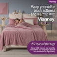 thumbnail image 6 of Vianney Lilac Queen Size Lightweight Fleece Blanket Ultra-Soft Rose Pink Throw Year-Round Cozy Comfort and Elegant Bedroom Decor, 6 of 8