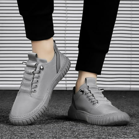 

NECHOLOGY Casual Loafer Shoes for Men Men Low Top Breathable Casual Walking Shoes Canvas Men Shoes 10.5 Casual Grey 8.5