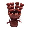 thumbnail image 4 of DOLITY Fruit Fork with Holder Ceramic Storage Jar Creative Salad Forks Set for Cake Red Jar, 4 of 9
