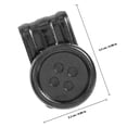 thumbnail image 2 of FONDOTIN 6pcs Jeans Metal Buttons Black Alloy Replacement Button Fastener for Men Pants Hats, 2 of 6