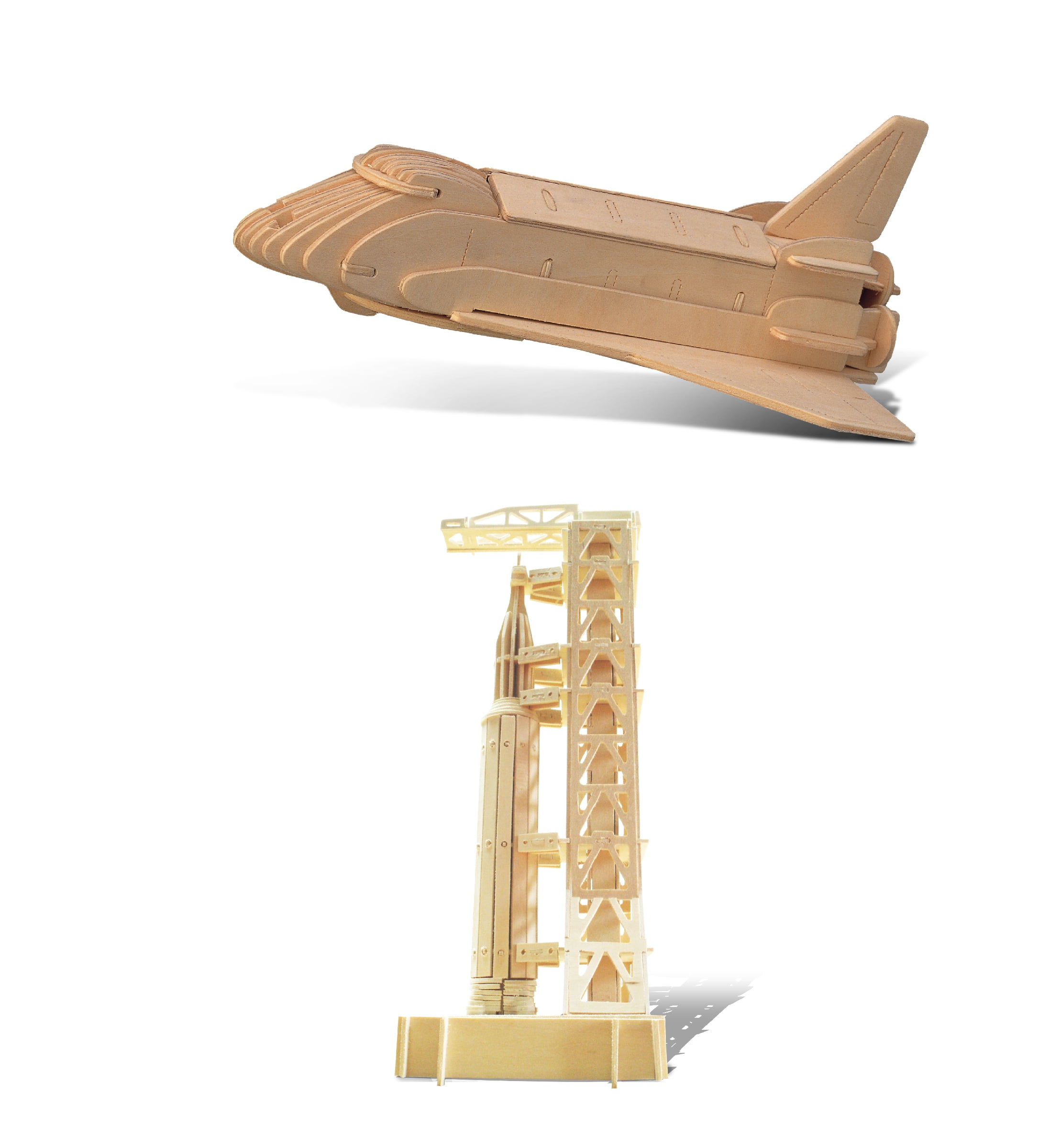 Puzzled Space Shuttle Wooden 3d Puzzle Construction Kit 184499012307 for sale online 