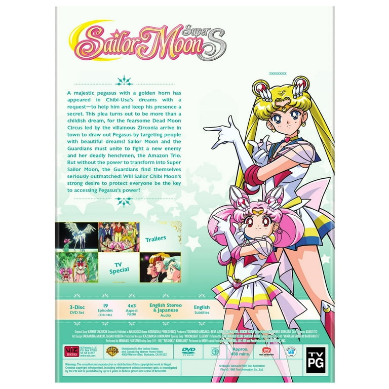 Sailor Moon SuperS: Part 1 Season 4 (DVD) - Walmart.com