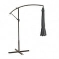 thumbnail image 4 of WestinTrends Julia 10 Ft Cantilever Umbrella Outdoor Patio Shade Market Hanging Offset Umbrella with Infinite Tilt and Easy Open Crank Lift, Gray, 4 of 15