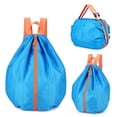 thumbnail image 1 of Mochila para deportes al aire libre | Mochila plegable ligera para viajes Escuela de senderismo | Bolsa con cordón repelente al agua | Unisex | Gran capacidad | Impresión personalizable | 17x8x1cm, 1 of 8