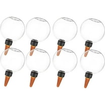 Staron 8PCS Plant Automatic Watering Devices, Clear Plastic Plant Watering Globes Self Watering Planter Insert Garden Watering Bulbs for Plant Indoor Outdoor