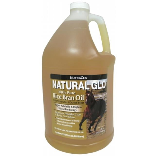 Manna Proequine Natural Glo Rice Bran Oil 1 Gallon 0380765861