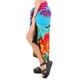 thumbnail image 3 of HAPPY BAY Women's Beachwear Summer Bikini Wraps Beach Wrap Sarong Coverups Swimwear Swim Cover up Skirt Bathing suit Swimsuit Pareo for Women One Size Sable, Floral, 3 of 4